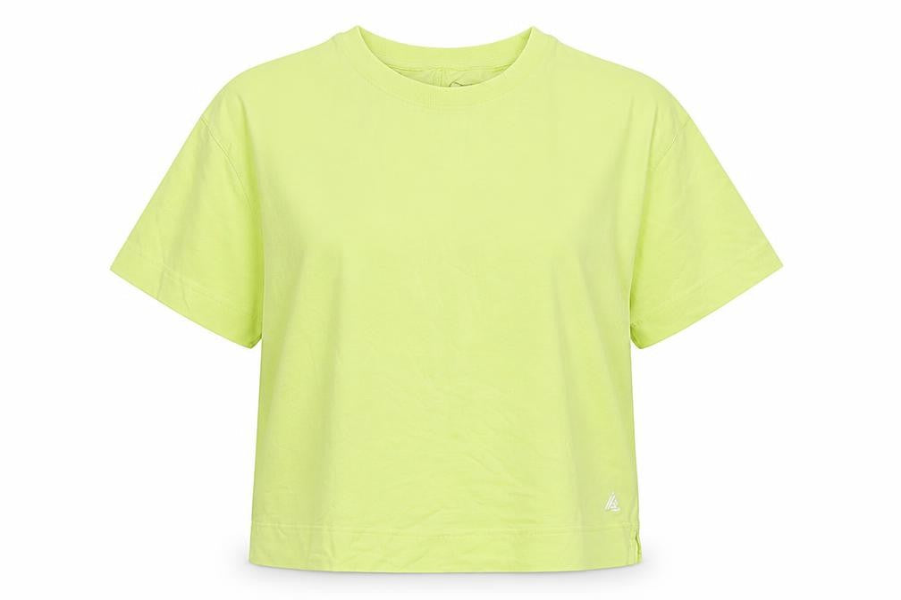 NEXT Womens Yellow Camel Basic T-Shirt Size L Collared