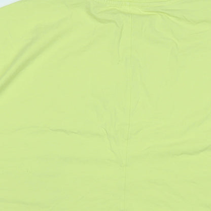 Next Womens Yellow Camel Basic T-Shirt Size L Collared