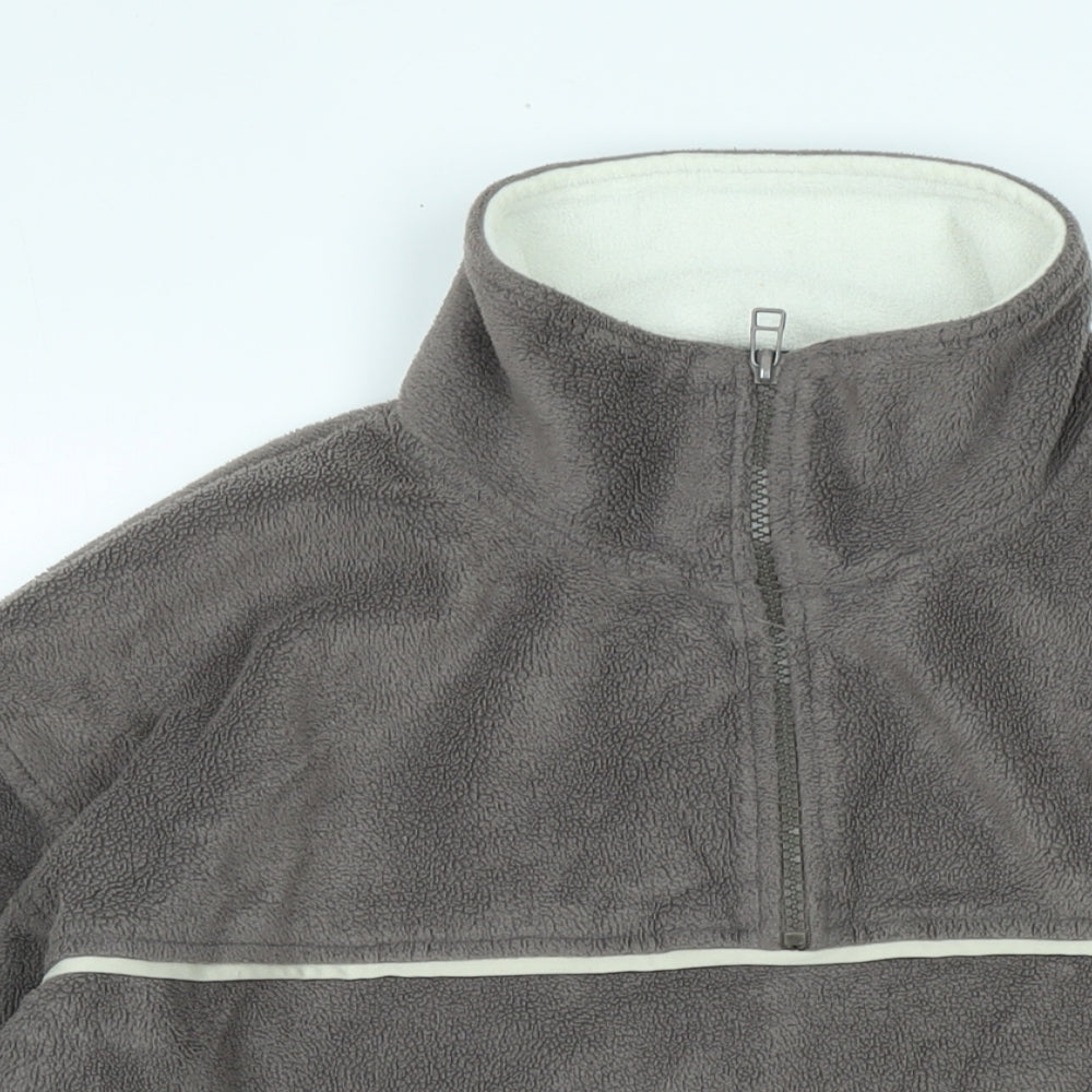 elsenneger Mens Grey Polyester Pullover Sweatshirt Size L