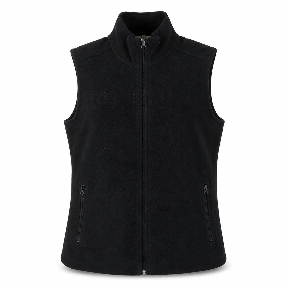 thermatech Womens Black Gilet Waistcoat Size M Zip