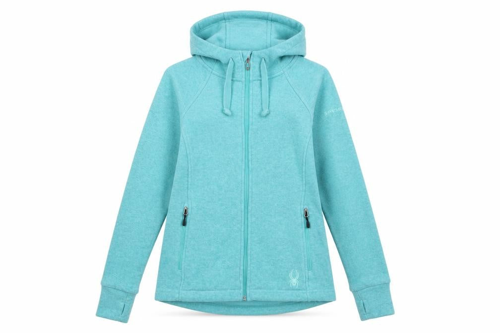 Spider Womens Green Jacket Size S Zip - Logo