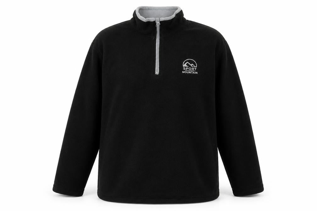 Sport mountain Mens Black Polyester Pullover Sweatshirt Size 2XL - Logo