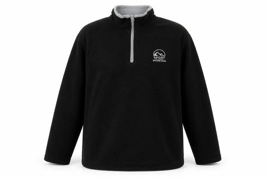 Sport mountain Mens Black Polyester Pullover Sweatshirt Size 2XL - Logo