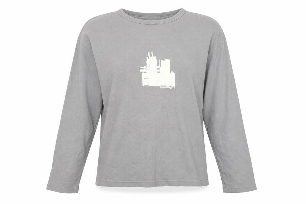 River Island Womens Grey 100% Cotton Pullover Sweatshirt Size L - Urban