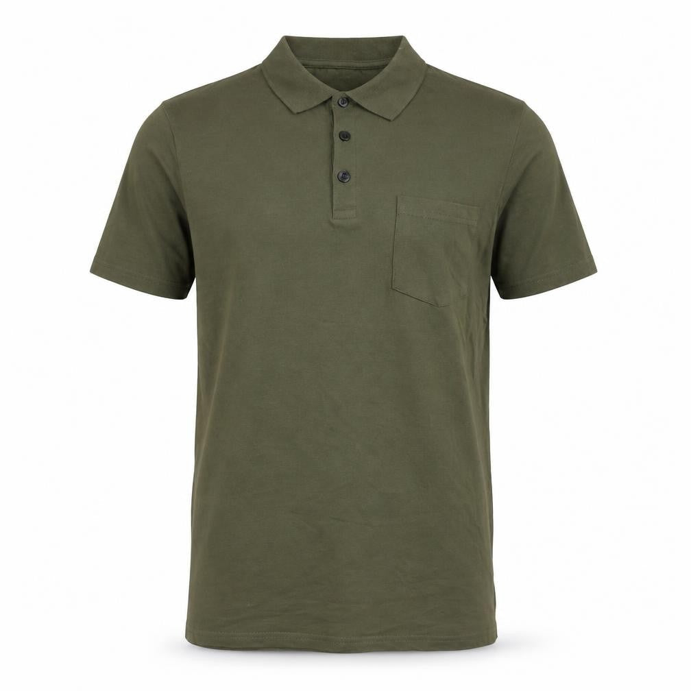 Burton Mens Green Cotton Polo Size S Collared Pullover