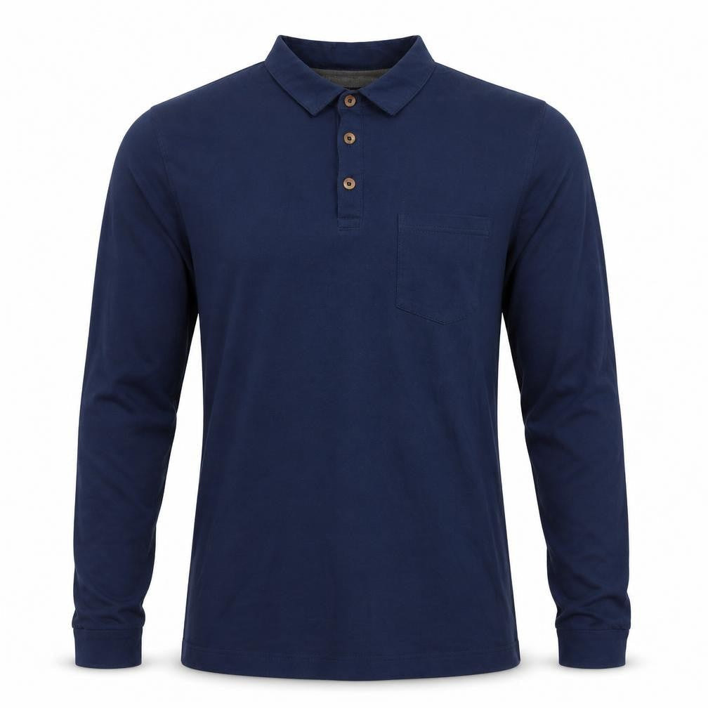 Burton Mens Blue Cotton Polo Size S Collared Pullover