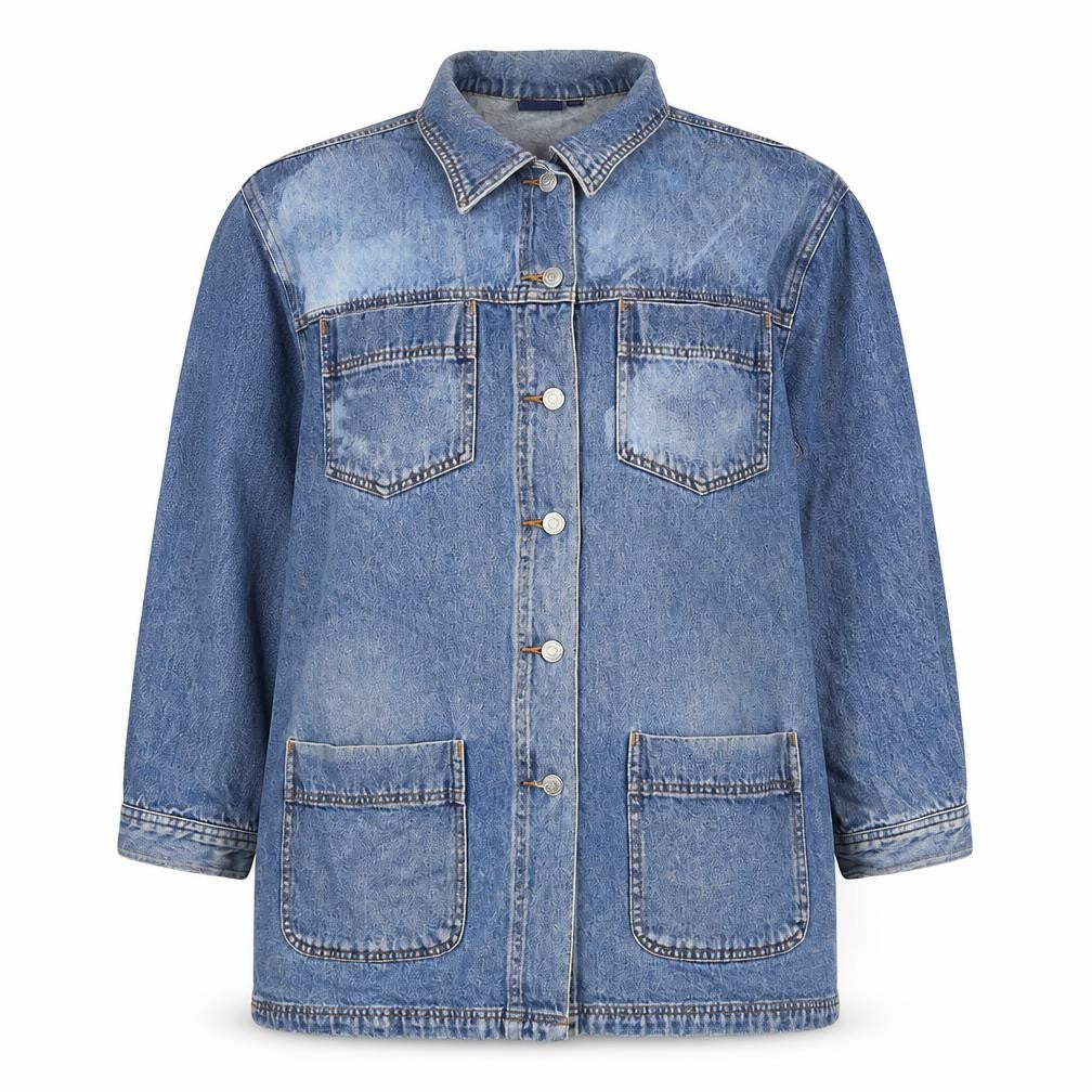 DASH Womens Blue Jacket Size 12 Zip