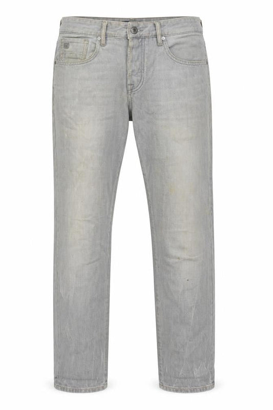 Scotch & Soda Mens Green Cotton Straight Jeans Size 32 in L32 in Regular Zip