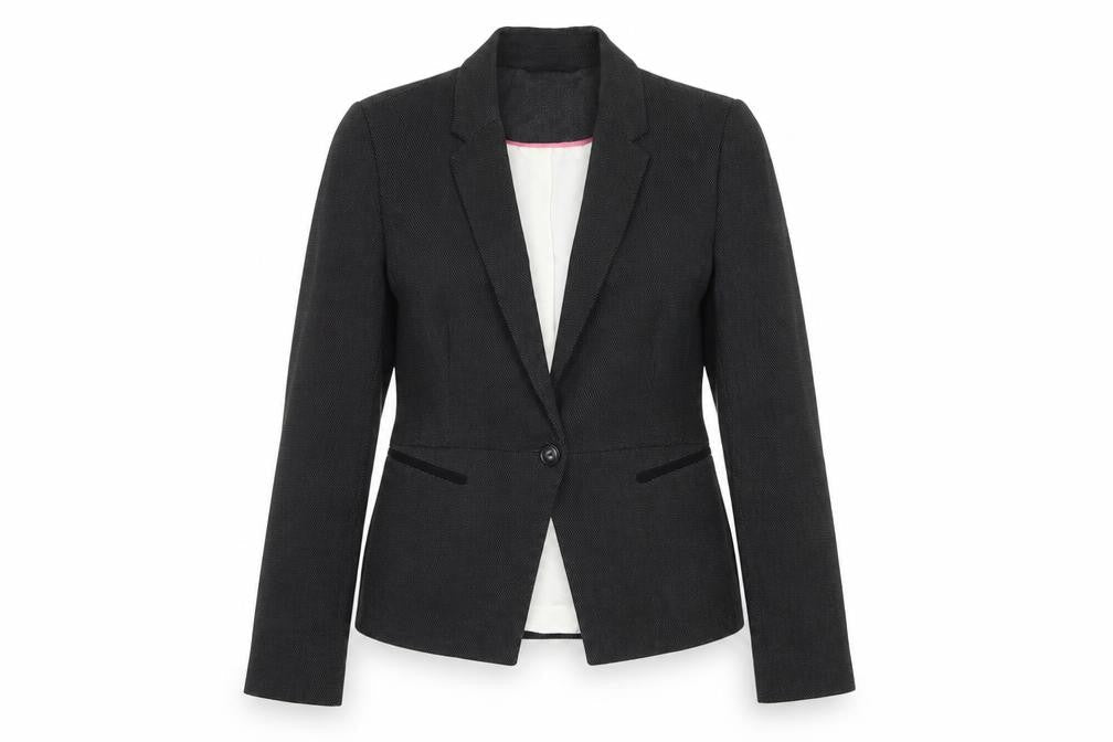 NEXT Womens Black Polyester Jacket Blazer Size 8
