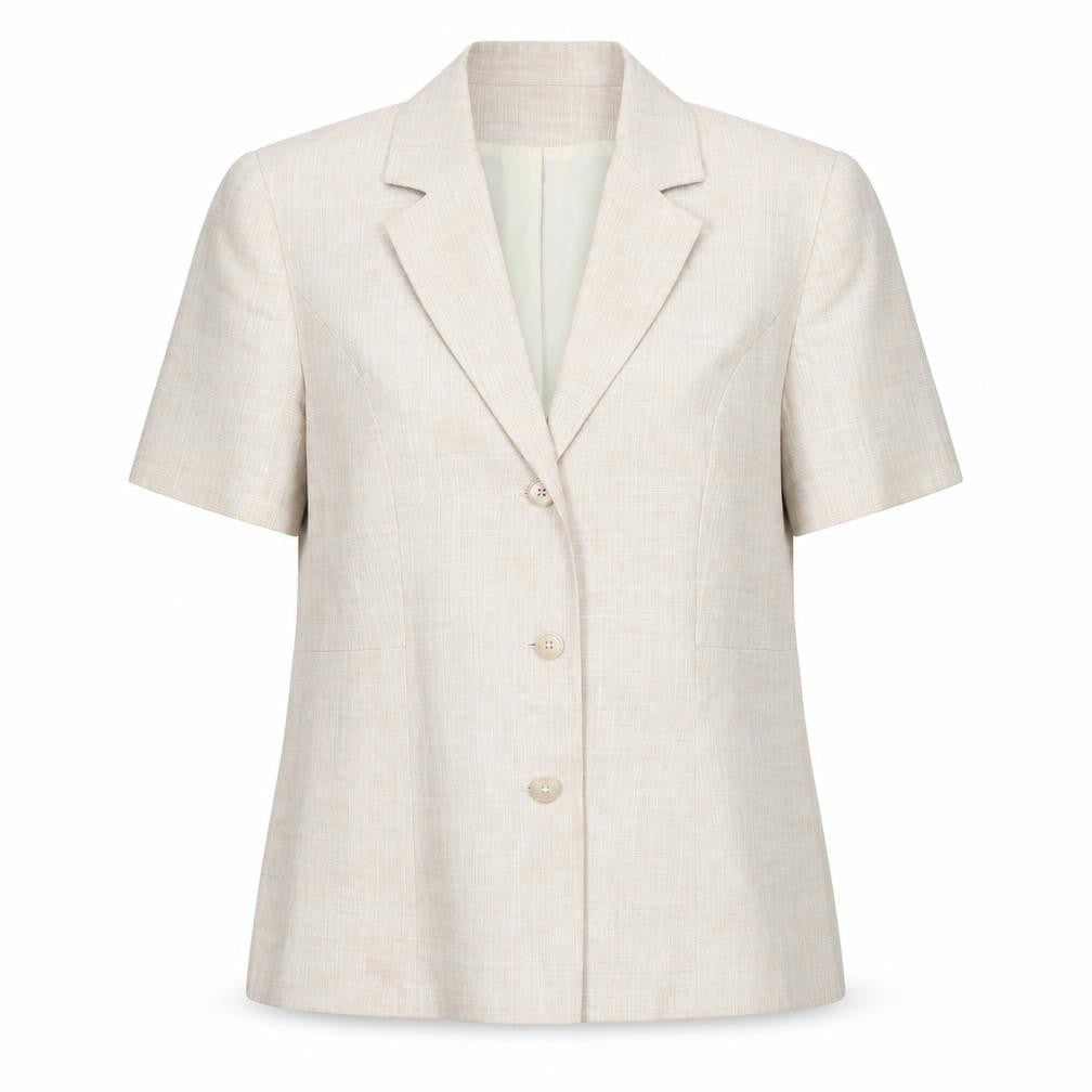 OPUS Womens Beige Jacket Size 14 Button
