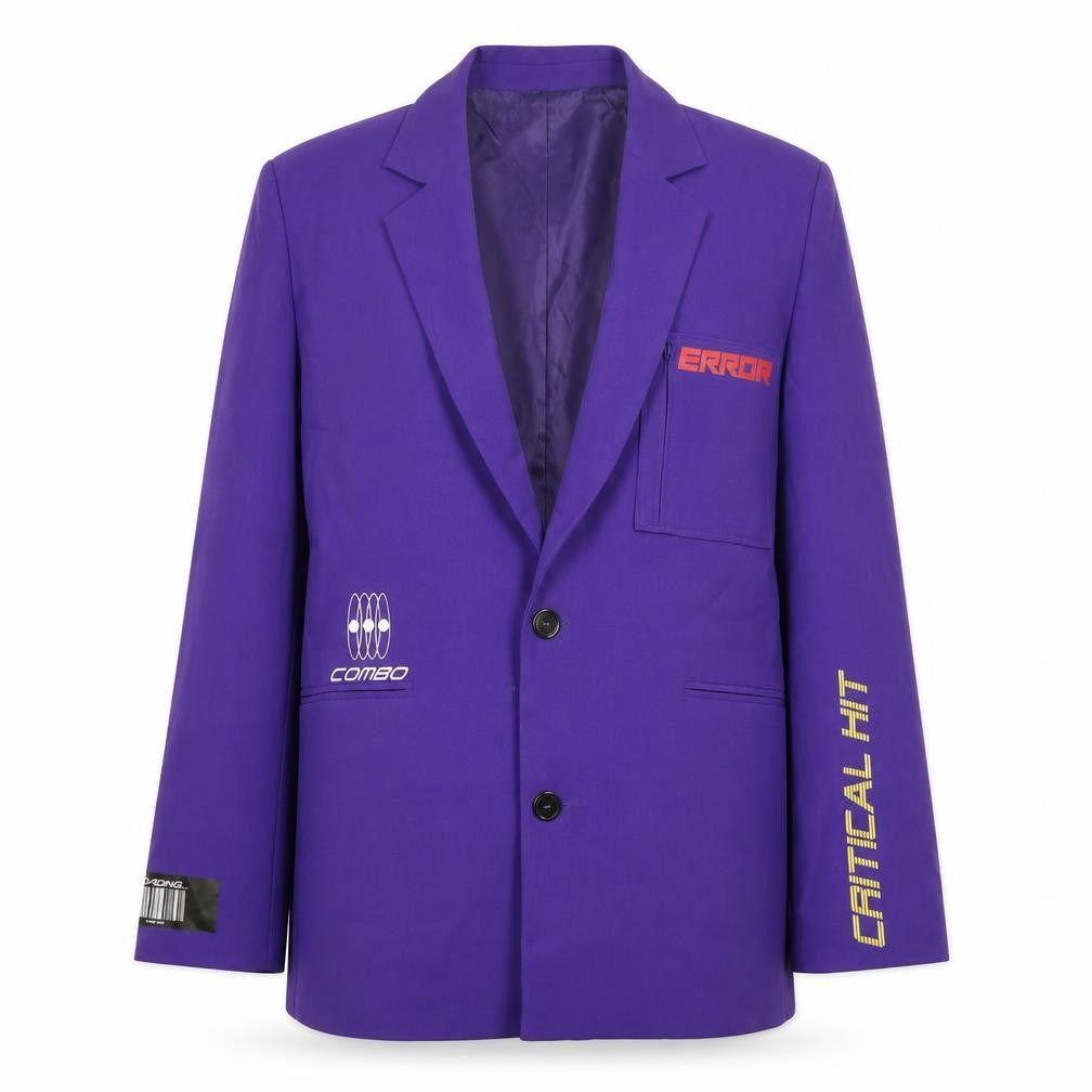 COLLUSION Womens Purple Jacket Blazer Size S Button