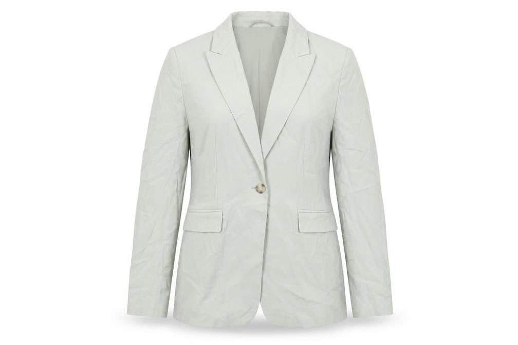 Marks & Spencer Womens Green Jacket Blazer Size 14 Button