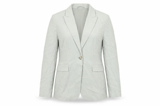 Marks & Spencer Womens Green Jacket Blazer Size 14 Button