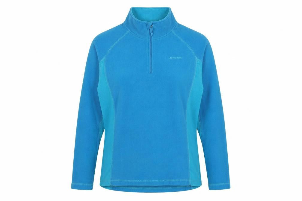 Mountain Life Womens Blue Polyester Pullover Sweatshirt Size 10 Zip