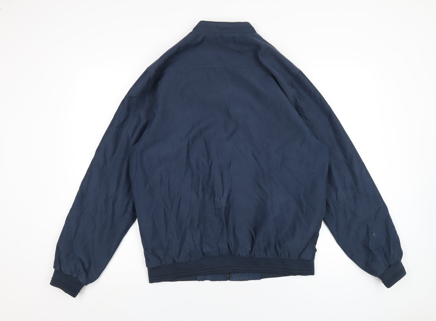 Canson Mens Blue Bomber Jacket Jacket Size M Zip