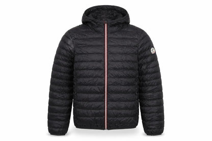 Back to Alaska Mens Black Puffer Jacket Coat Size L Zip