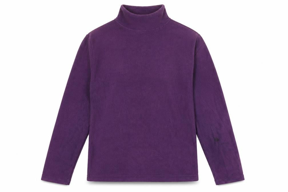 Freedom Trail Womens Purple Polyester Pullover Sweatshirt Size 6 Zip