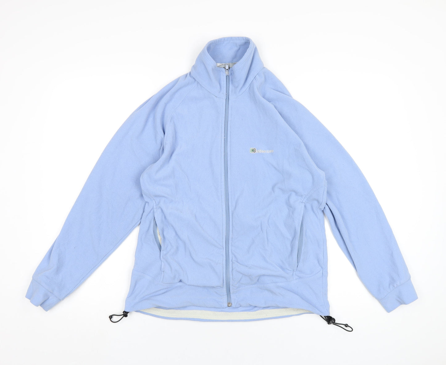 Outdoor Scene Womens Blue Jacket Size 10 Zip
