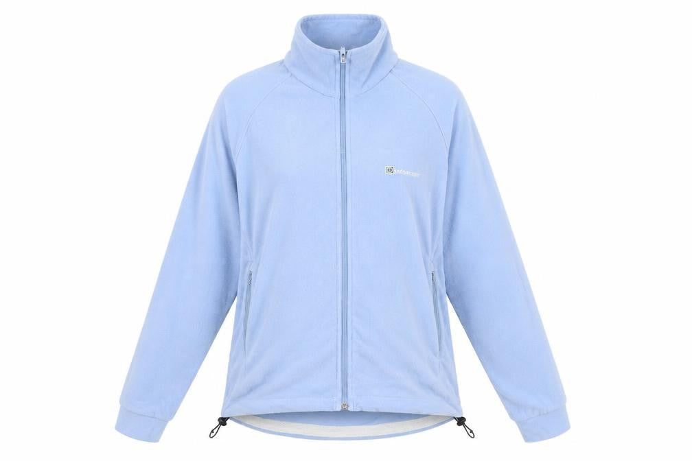 Outdoor Scene Womens Blue Jacket Size 10 Zip