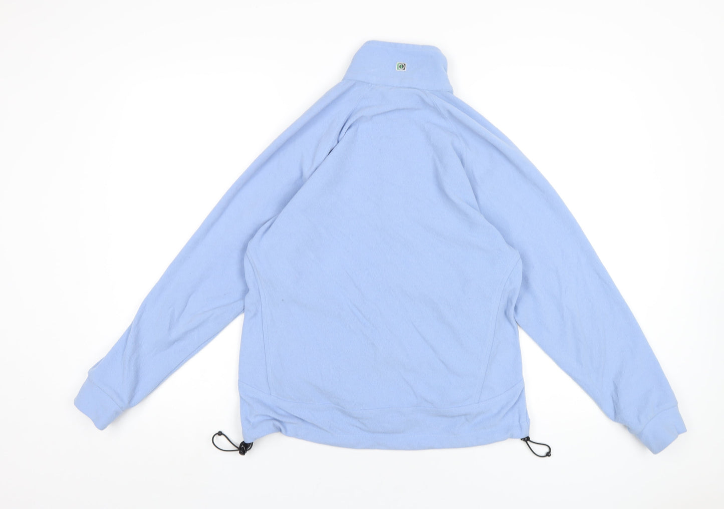 Outdoor Scene Womens Blue Jacket Size 10 Zip