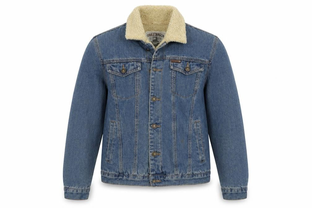 Soulstar & Co Mens Blue Jacket Size L Button