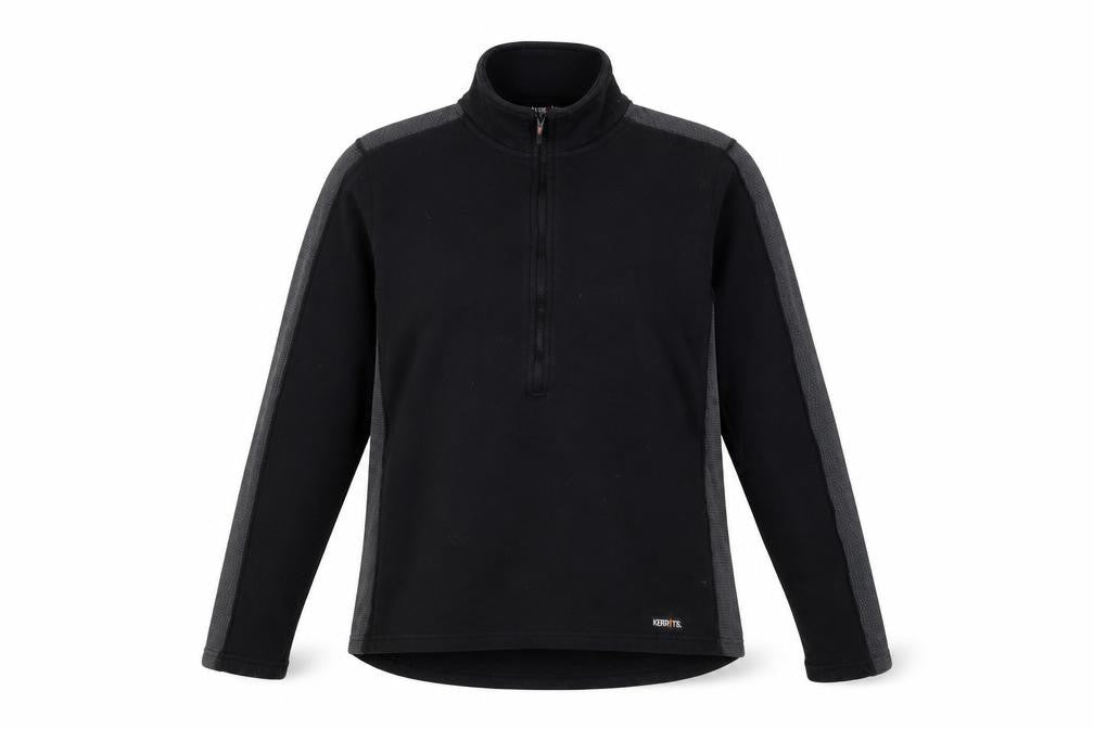 Kerrits Womens Black Polyester Pullover Sweatshirt Size M Zip