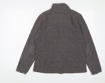 Marks & Spencer Womens Grey Jacket Size 12 Zip