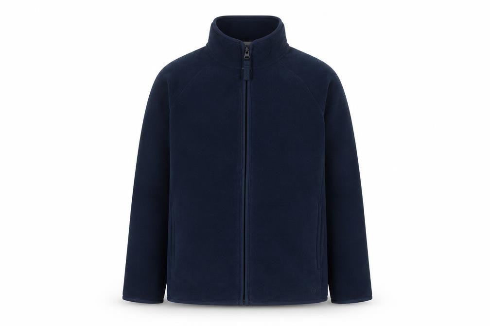 GOODMOVE Girls Blue Jacket Size 8-9 Years Zip