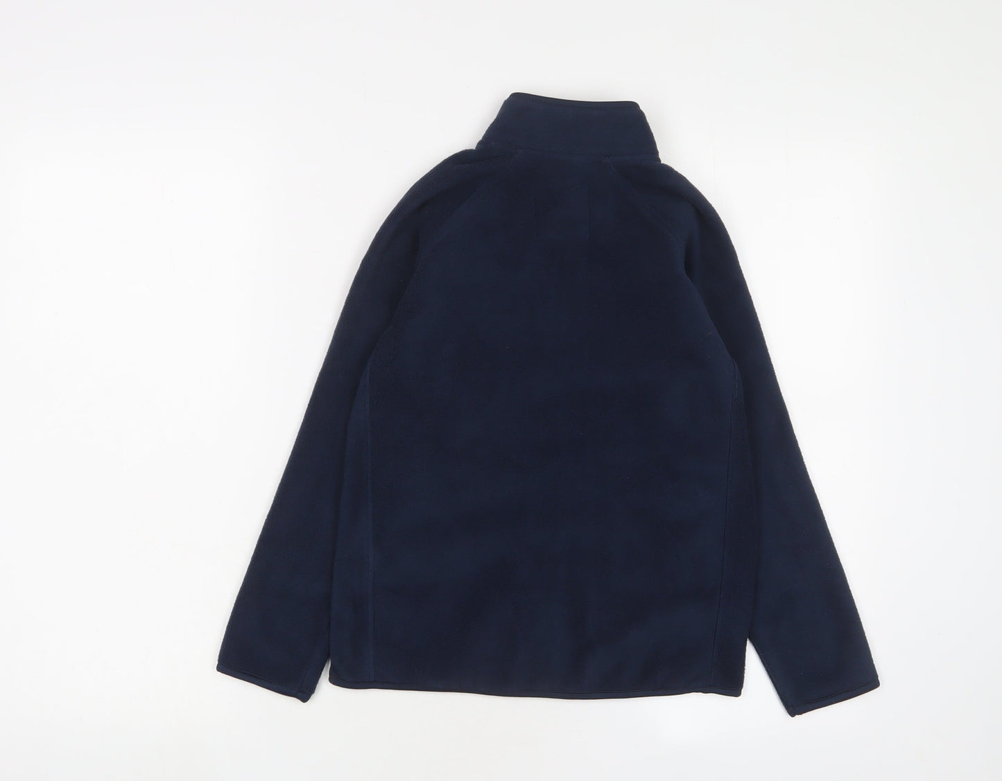 GOODMOVE Girls Blue Jacket Size 8-9 Years Zip