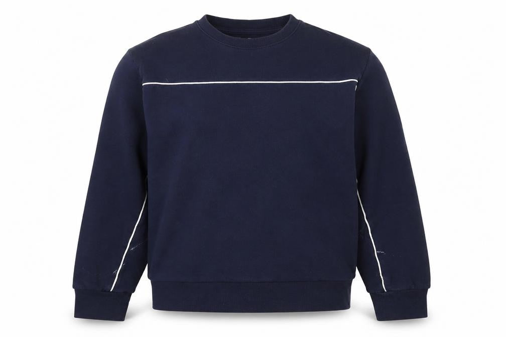 Topman Mens Blue Cotton Pullover Sweatshirt Size S