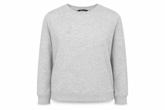 Marks and Spencer Womens Grey Cotton Pullover Sweatshirt Size 14 Pullover