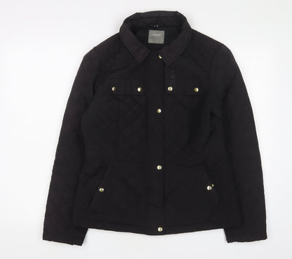 Oasis Mens Black Jacket Size M Zip - Pockets