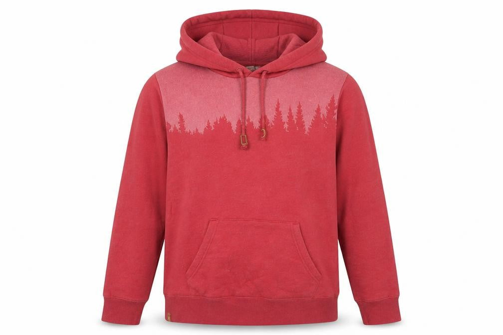 Wear your impact Mens Red Cotton Pullover Hoodie Size L