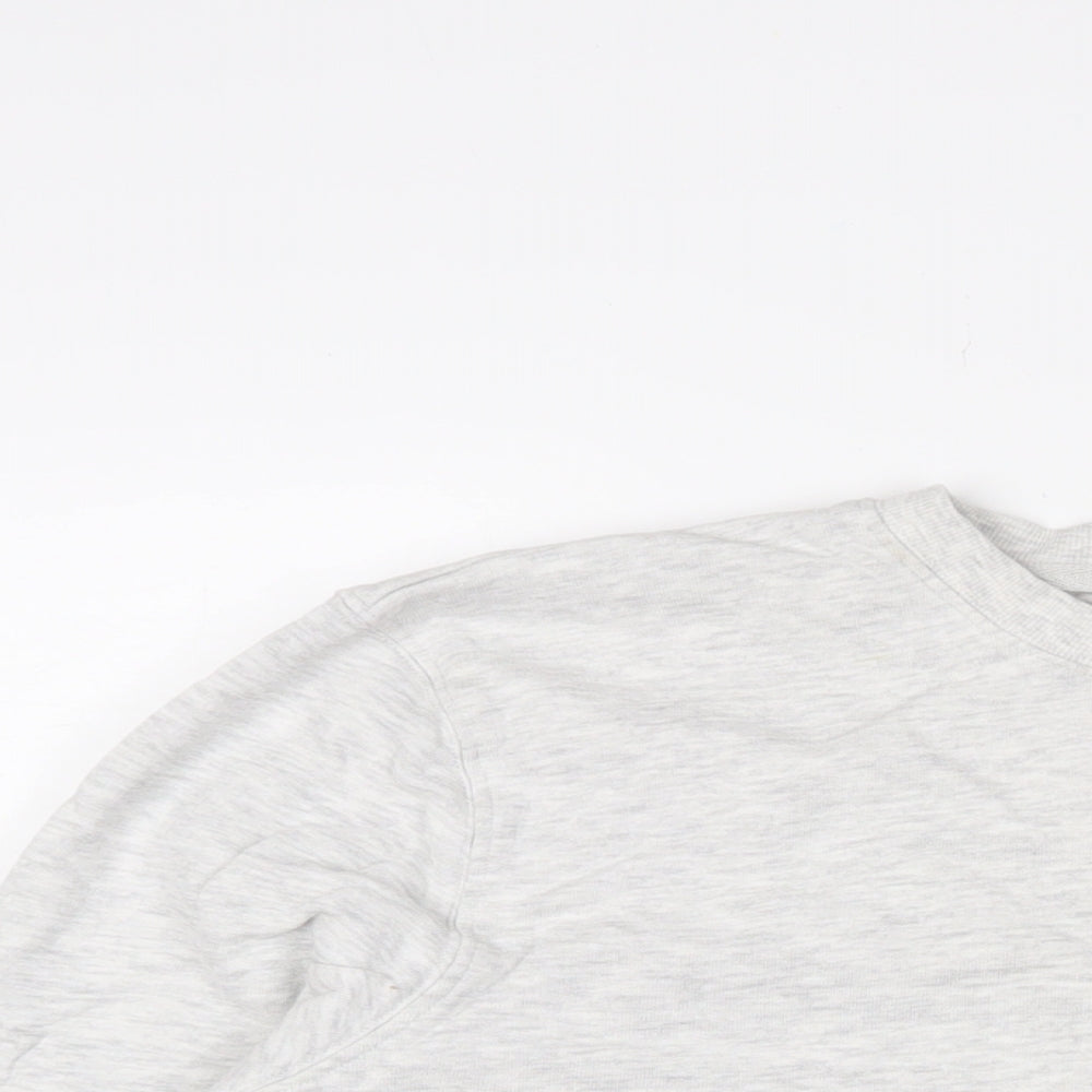 French Connection Womens Grey Cotton Pullover Sweatshirt Size M Pullover - Embroidered