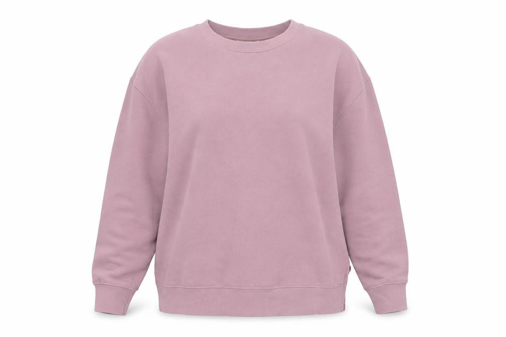 Topshop Womens Pink Cotton Pullover Sweatshirt Size XS Pullover