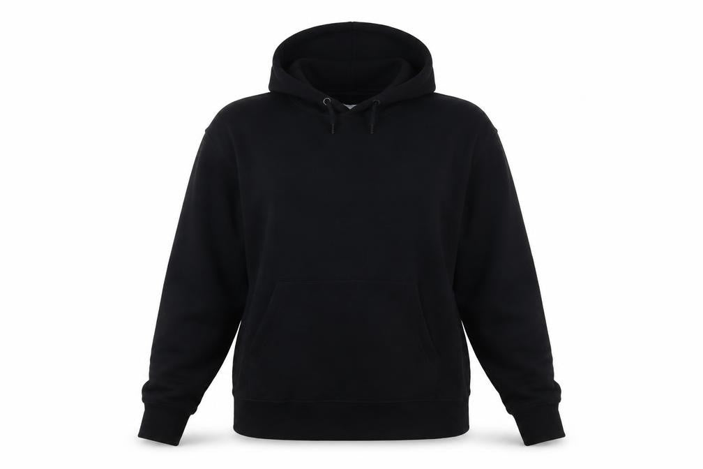Topman Womens Black Cotton Pullover Hoodie Size L Pullover