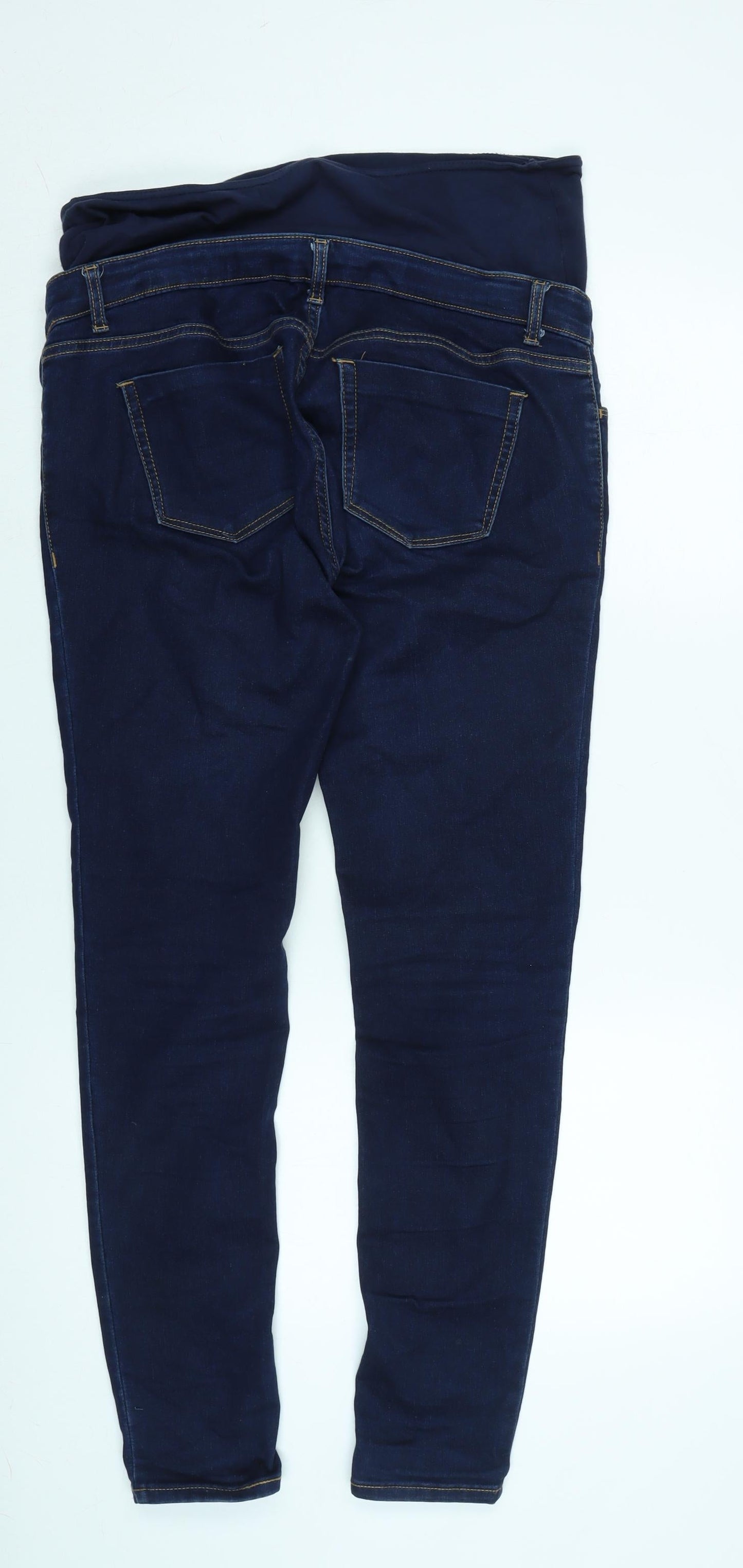 Kiabi Womens Blue Cotton Blend Jegging Jeans Size 34 in L30 in Regular