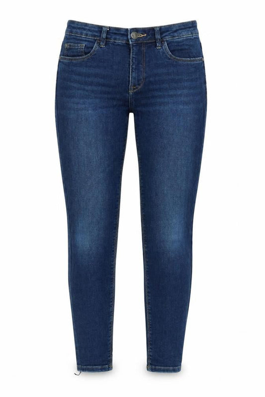 C&A Womens Blue Cotton Blend Skinny Jeans Size 28 in L30 in Regular Zip