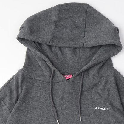 LA Gear Women's Grey Pullover Hoodie Size L