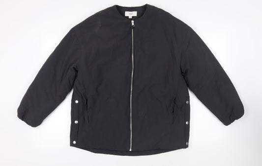 Marks and Spencer Mens Black Jacket Size M Zip