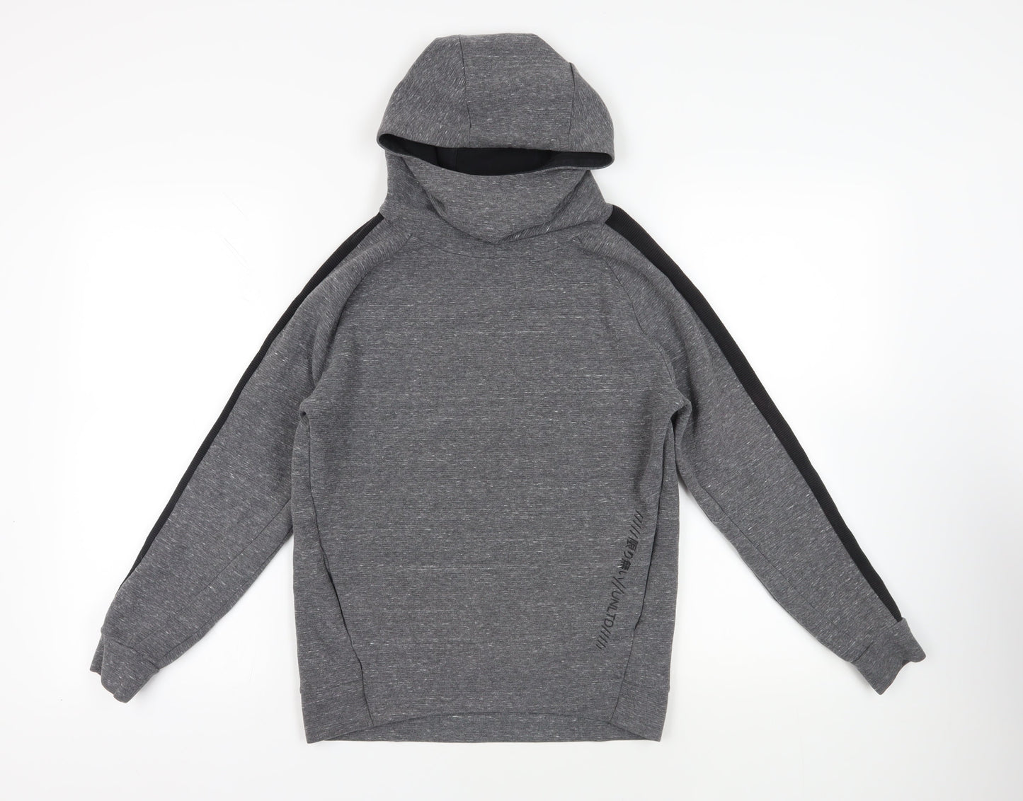 NEXT Boys Grey Cotton Pullover Hoodie Size 13 Years Pullover - Pockets