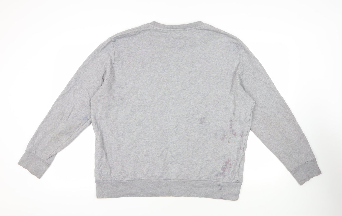 Levi's Mens Grey Cotton Pullover Sweatshirt Size 2XL - Logo