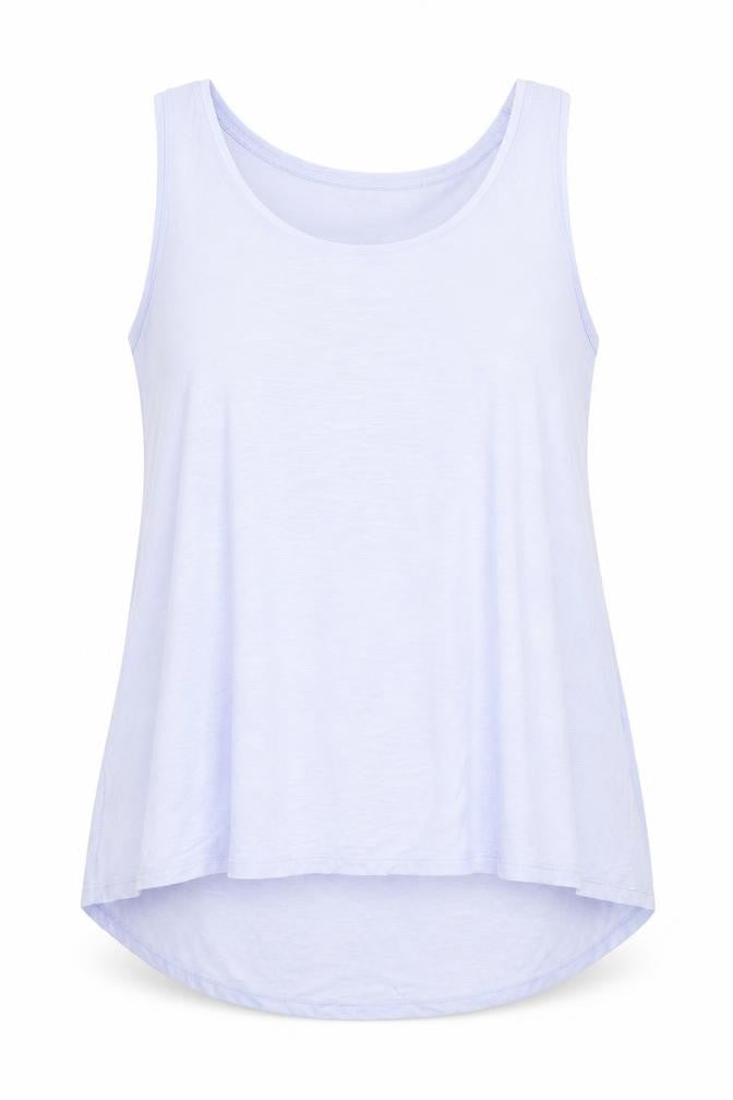 Marks & Spencer Womens Blue Viscose Basic T-Shirt Size 20 Boat Neck