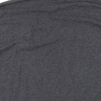 Slazenger Mens Grey Cotton Pullover Sweatshirt Size L