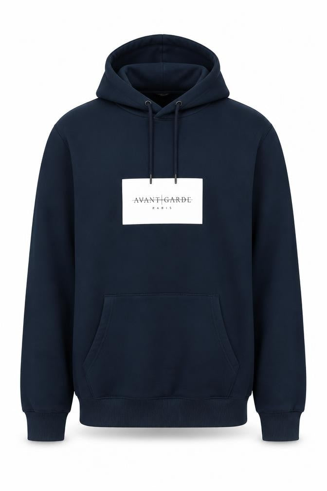 Avant Garde Mens Blue Polyester Pullover Hoodie Size 2XL - Avant Garde Paris