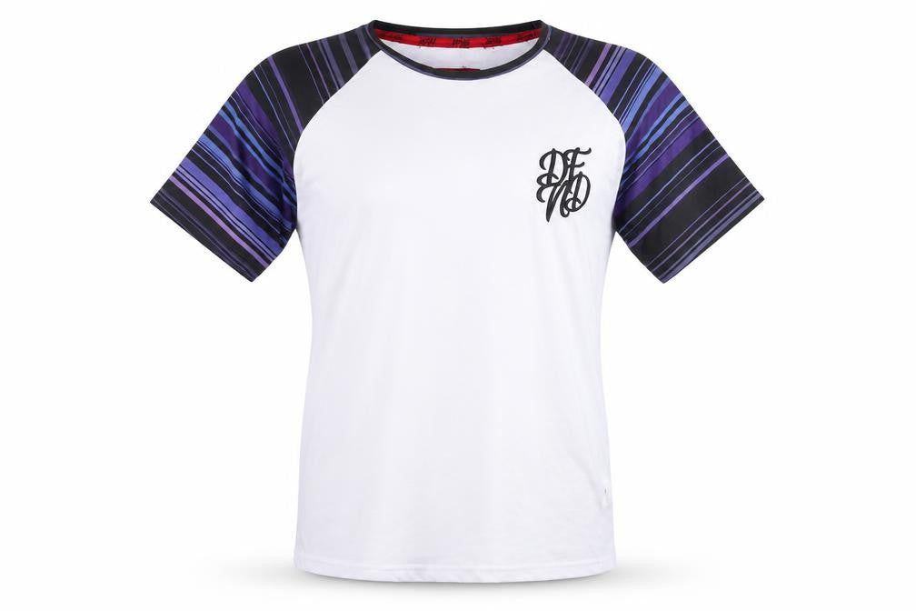 DFND Womens White Cotton Basic T-Shirt Size XL Round Neck - Logo