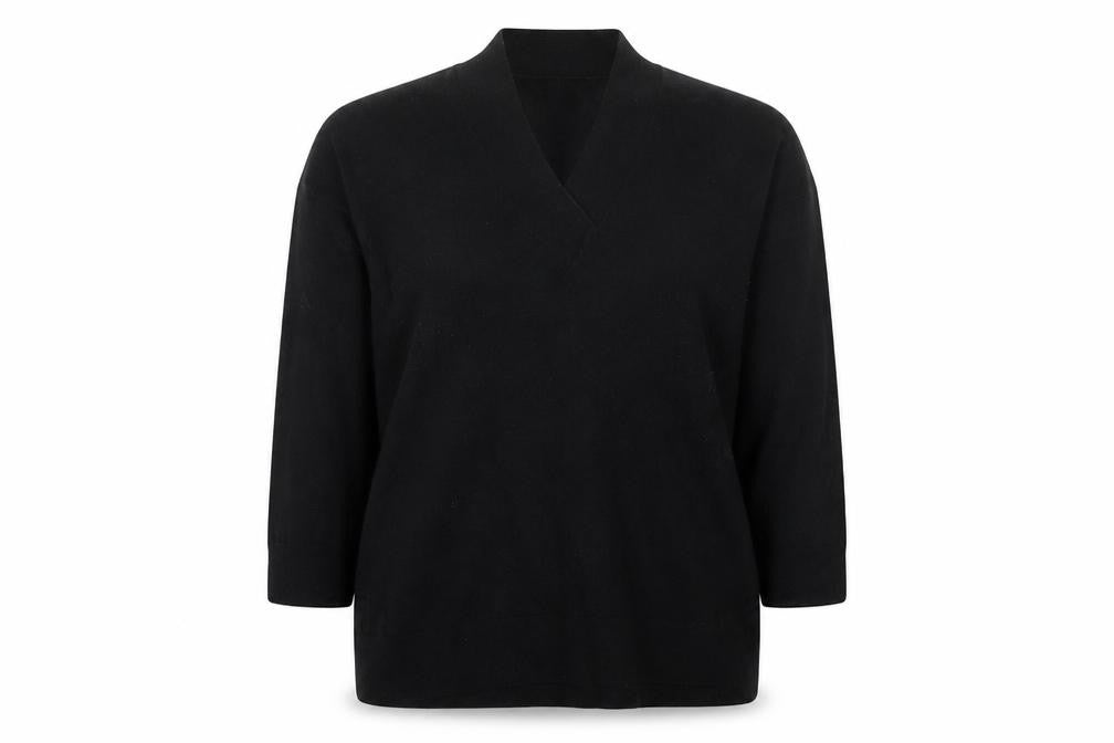 Gap Womens Black Round Neck Nylon Pullover Jumper Size S