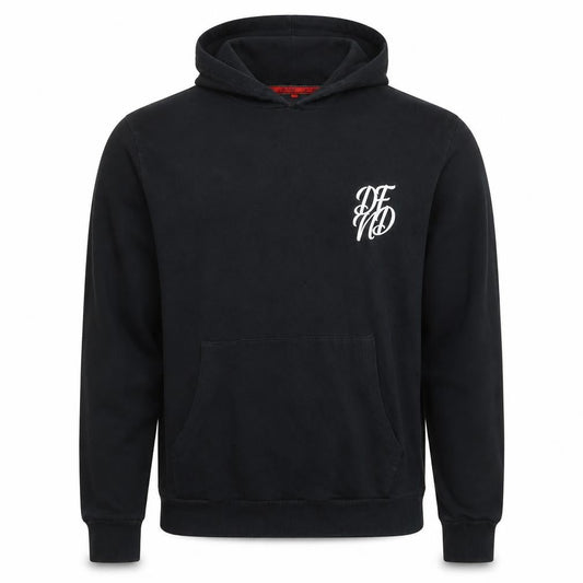 DFND Mens Black Polyester Pullover Hoodie Size XL