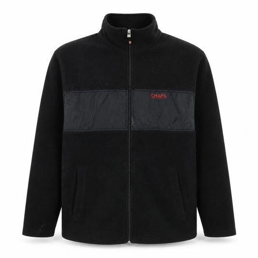 Chaps Mens Black Jacket Size L Zip