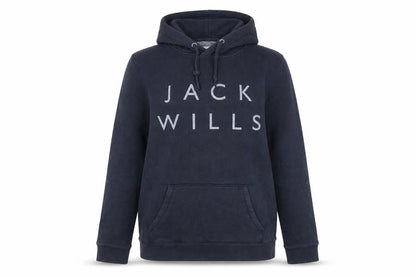 Jack Wills Womens Blue Cotton Pullover Hoodie Size 10 Pullover